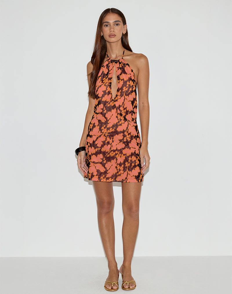 Image of Veslina Mini Dress in Furnishing Floral