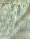  Poplin Gingham Yellow and Blue