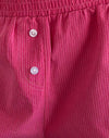 Poplin Red and Pink Stripe