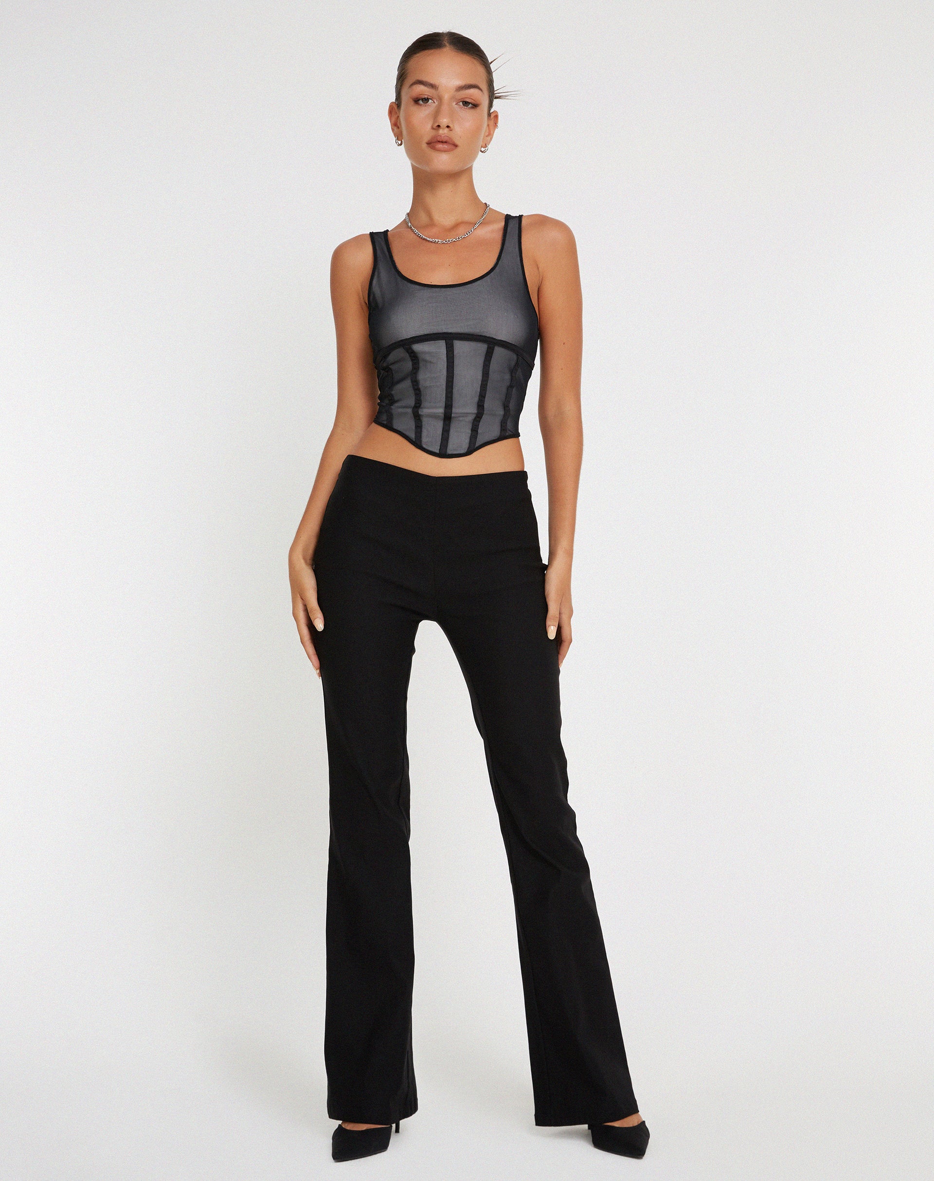 image of Wali Crop Top in Black