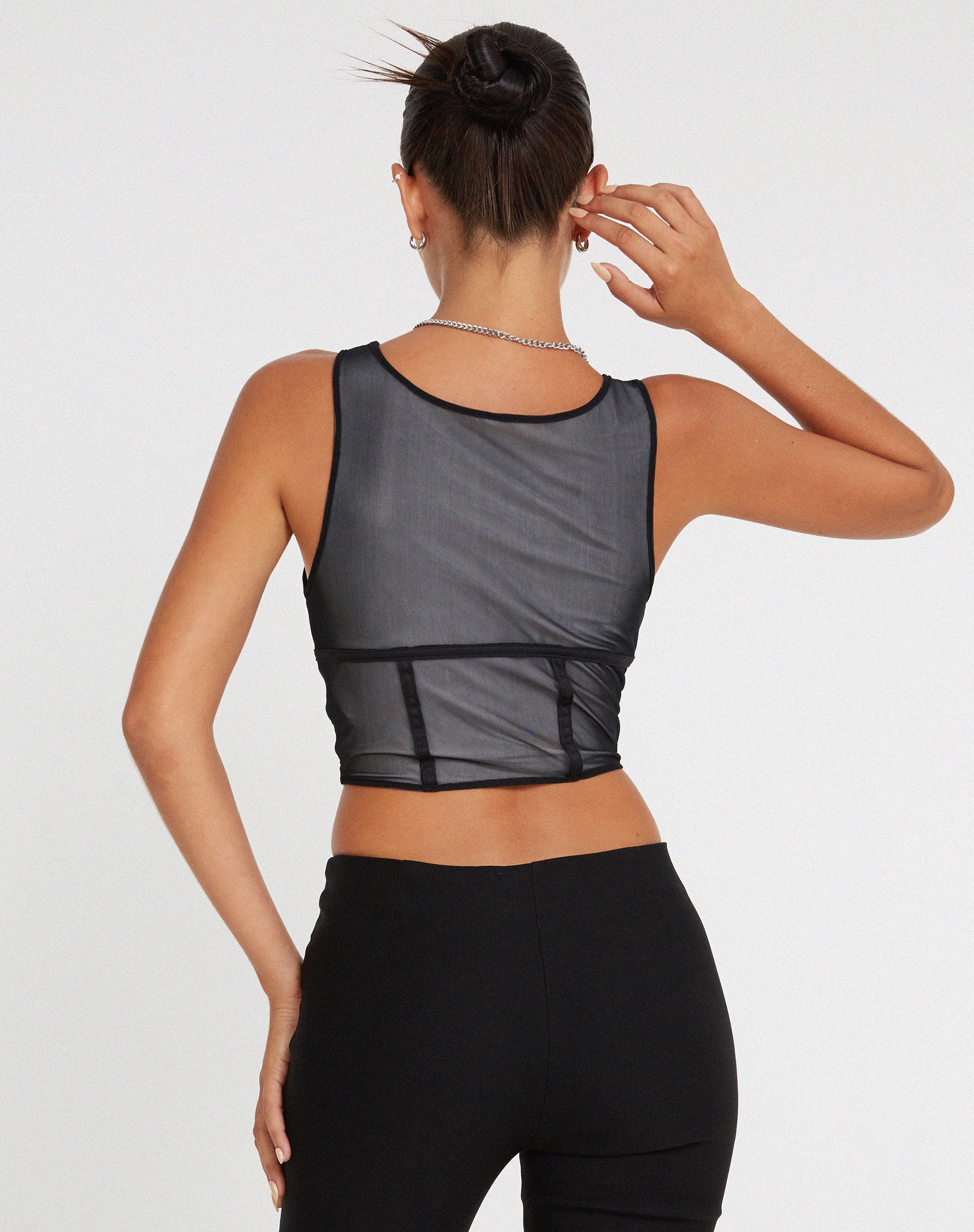 image of Wali Crop Top in Black