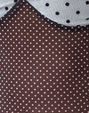 blue black basic polka