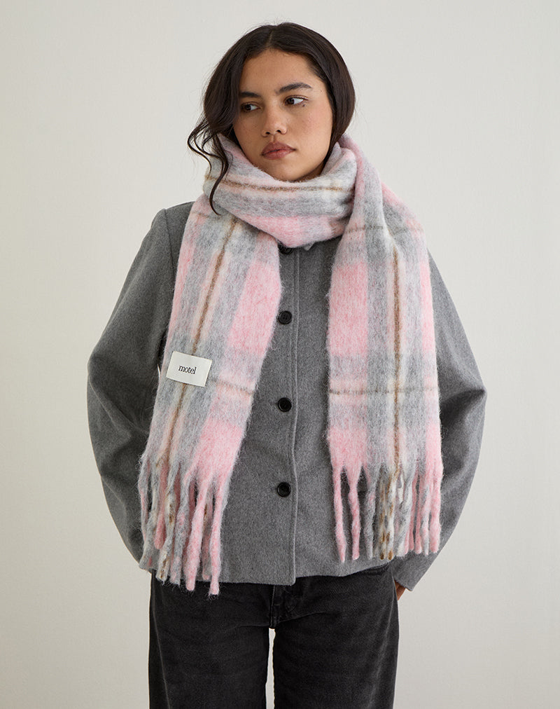 Image of Ziya Collared Button Up Jacket in Wool Grey