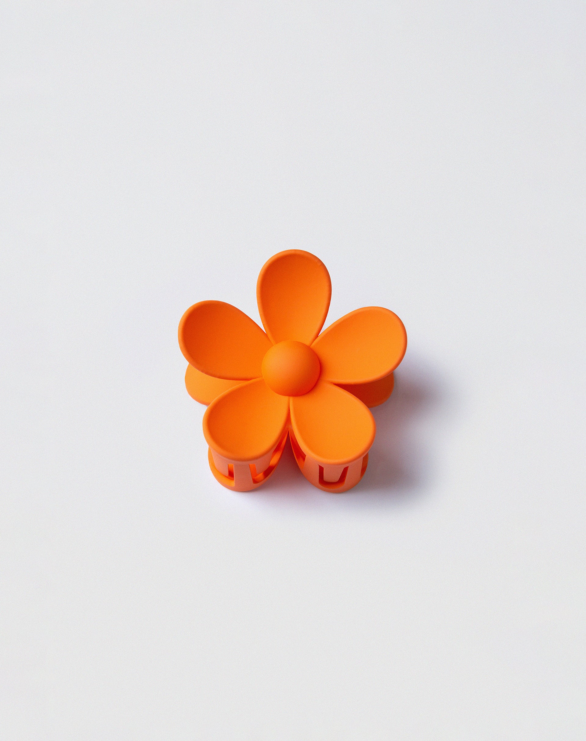 Image of Flower Hair Claw in Orange