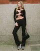 image of MOTEL X OLIVIA NEILL Levin Flared Leg Trouser in Tailoring Black