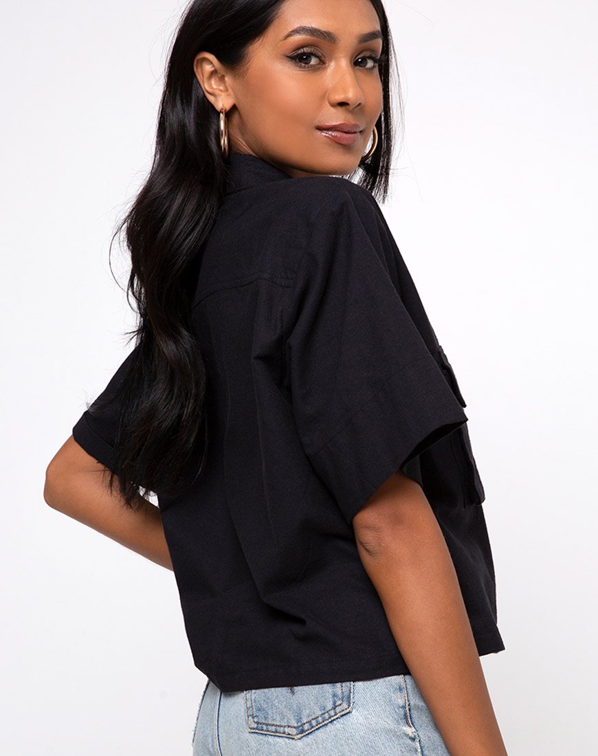 Image of Alka Ultility Shirt in Black