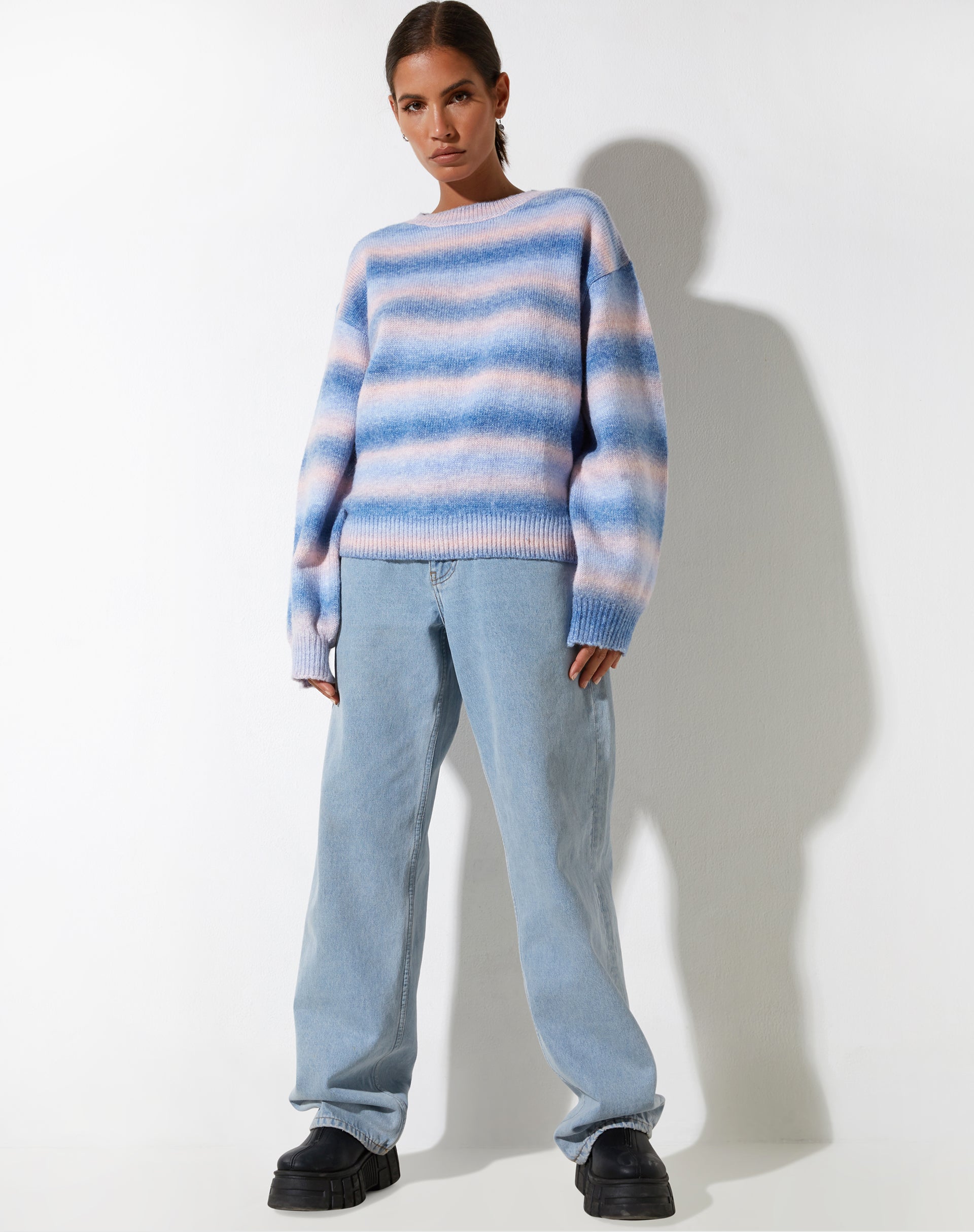image of Ammaria Jumper in Pink and Blue