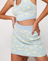 Image of Riani Mini Skirt in Baby Shroom Blue and Yellow