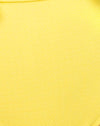 Image of Motel Aquamarine Cut Out Bikini Top in Sun Yellow