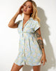 Image of Arte Mini Dress in Washed Out Pastel Floral