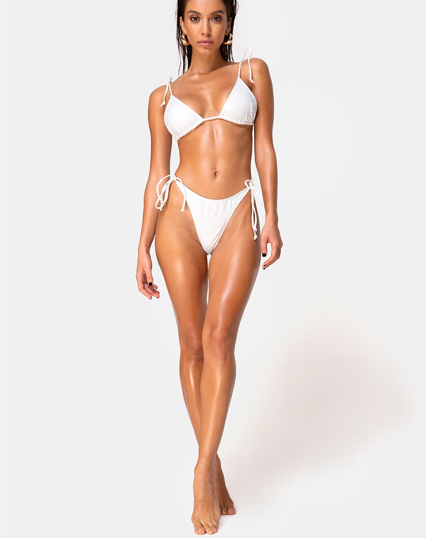 Image of Avella Bikini Top in Ivory