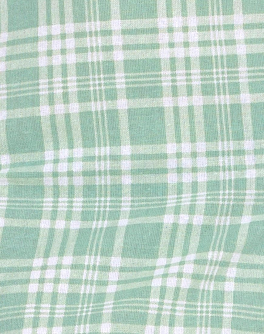 Image of Ayuka Midi Dress in Table Cloth Neo Mint
