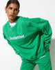 image of Ted Sweatshirt in Fun Green with "Live Better' Embro