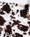 Cow Hide Brown/White