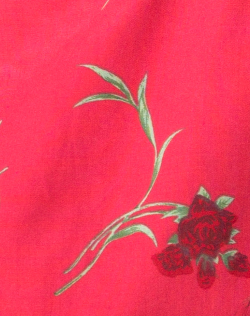 Image of Batista Slip Dress in Rouge Rose Pink
