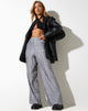 IMAGE OF Bian Trouser in Crinkle Silver