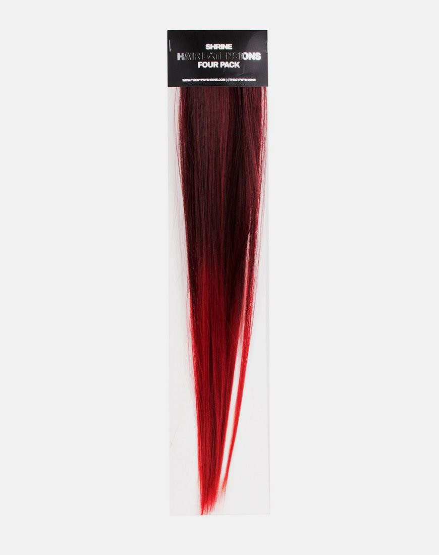 Image of Black Ombre Tinsel Hair Extension by Shrine