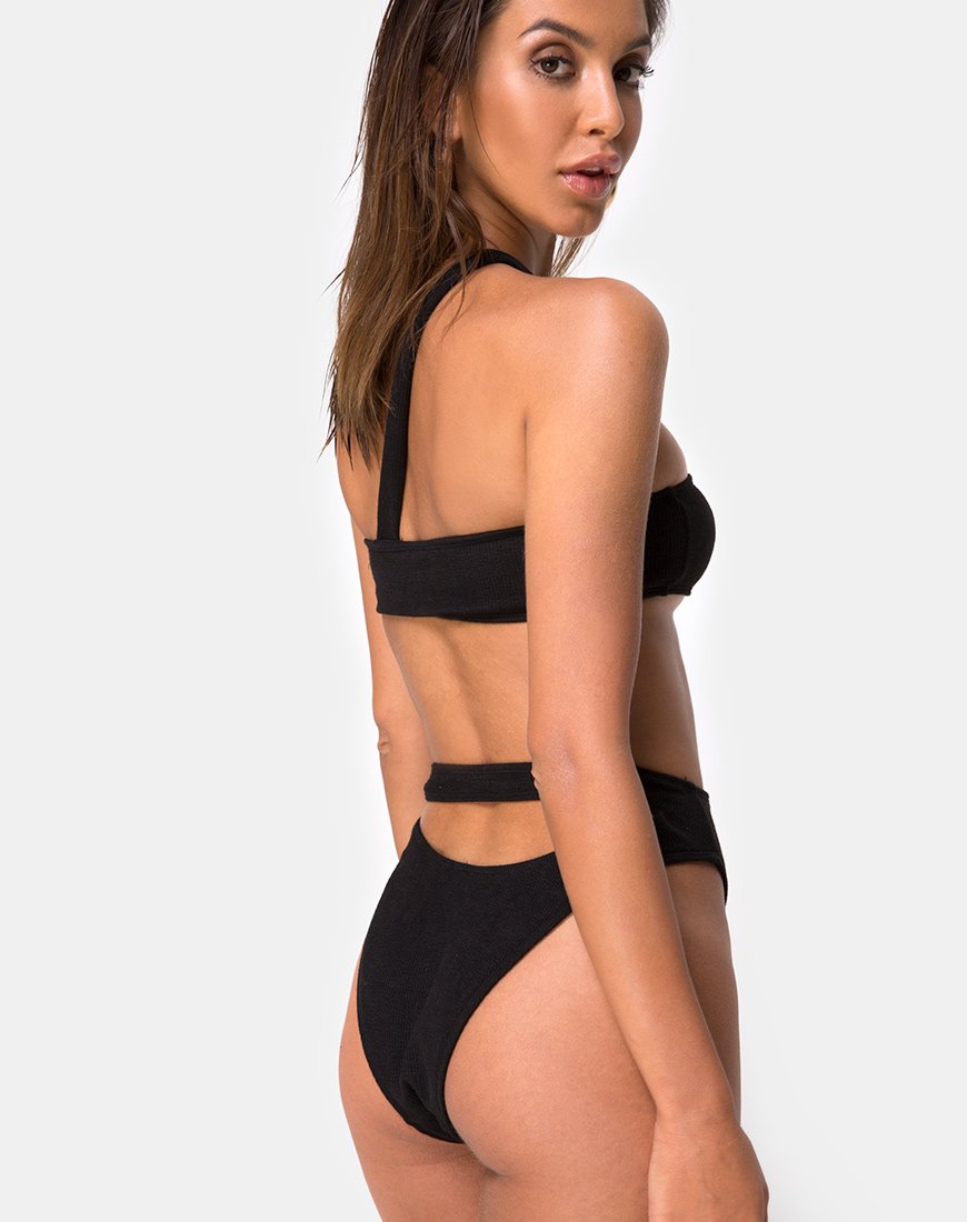 Image of Bound Bikini Top in Black