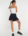 image of Cajari Mini Skirt in Navy