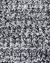 Chunky Knit Black Grey and White