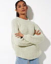 Image of Caribou Jumper in Chunky Knit Mint