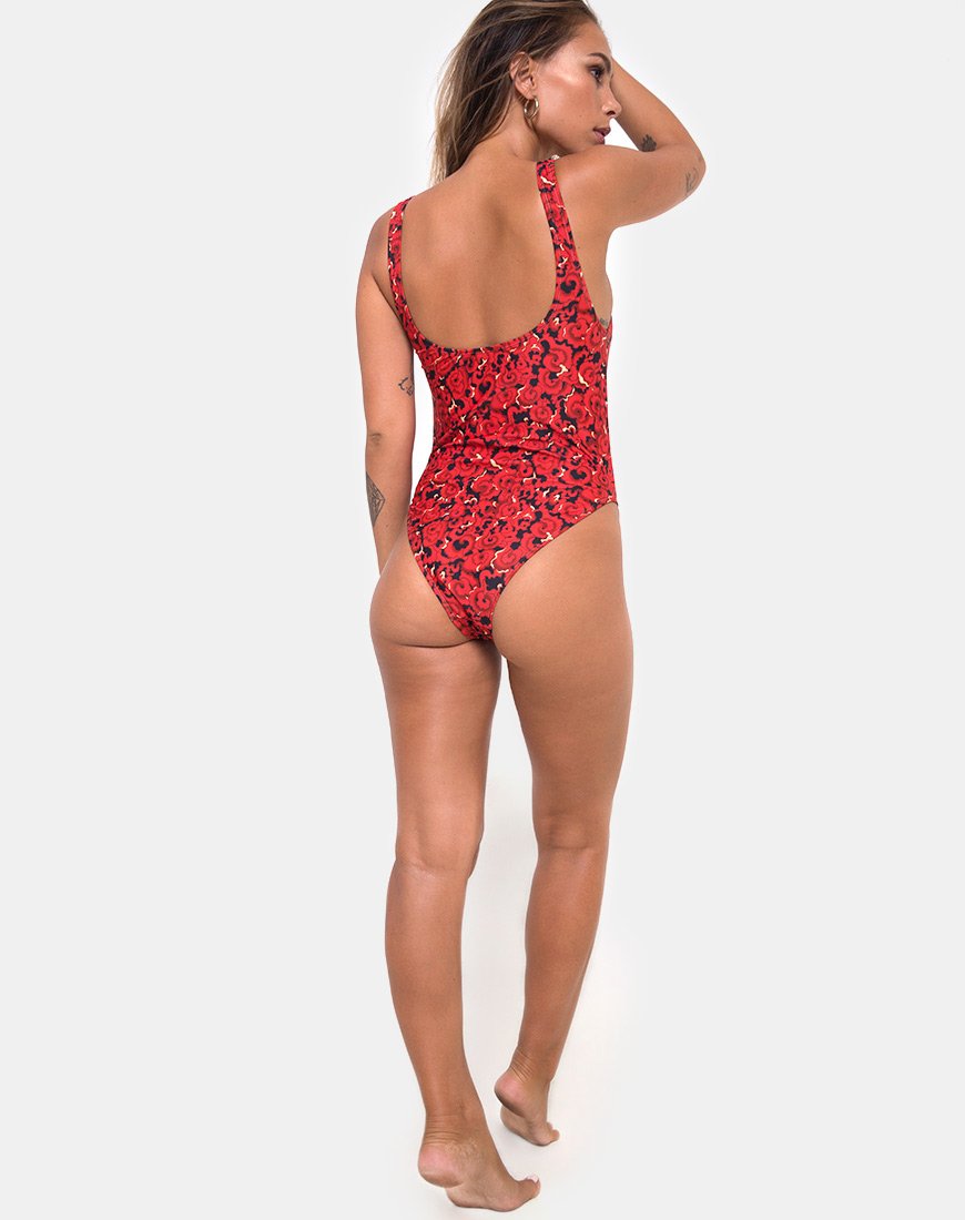 Image of Goddess Swimsuit in Chinese Fire Dragon