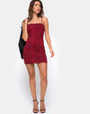Image of Cinelle Bodycon Dress in Coloured Animal