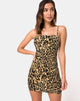 Image of Cinelle Bodycon Dress in Leopard