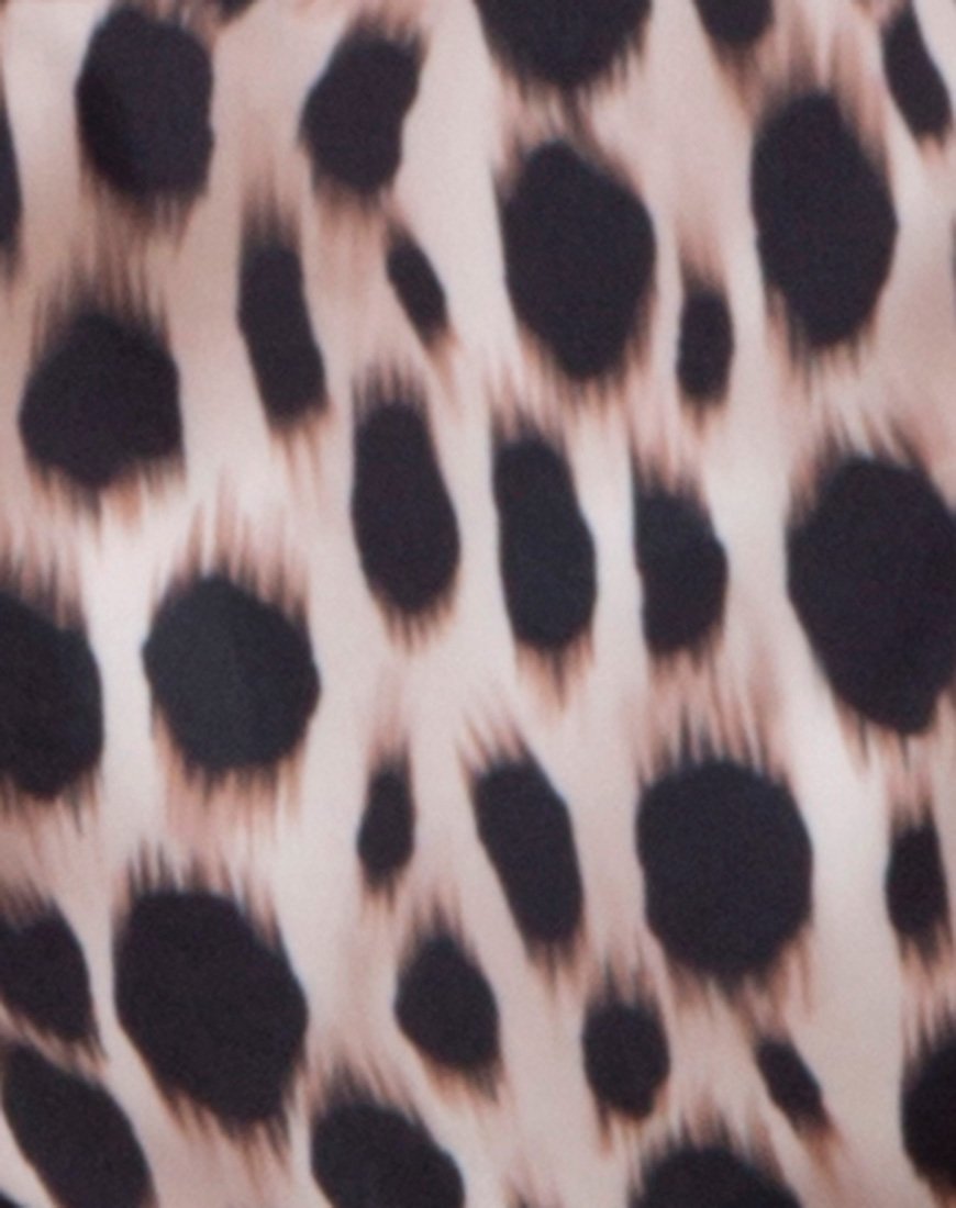 Image of Cleo Bikini Top in Original Cheetah