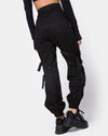 Image of Clive Cargo Trouser in Black Buckle