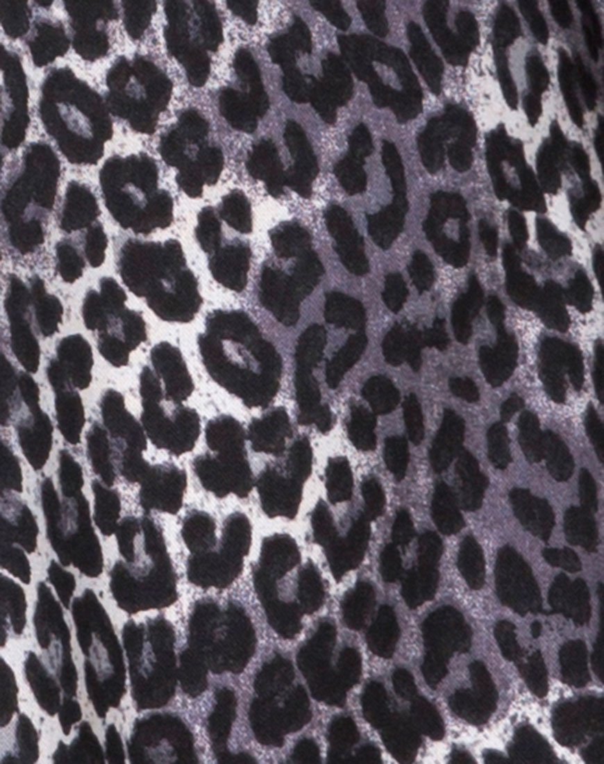 Image of Crosena Swing Dress in Rar Leopard Grey
