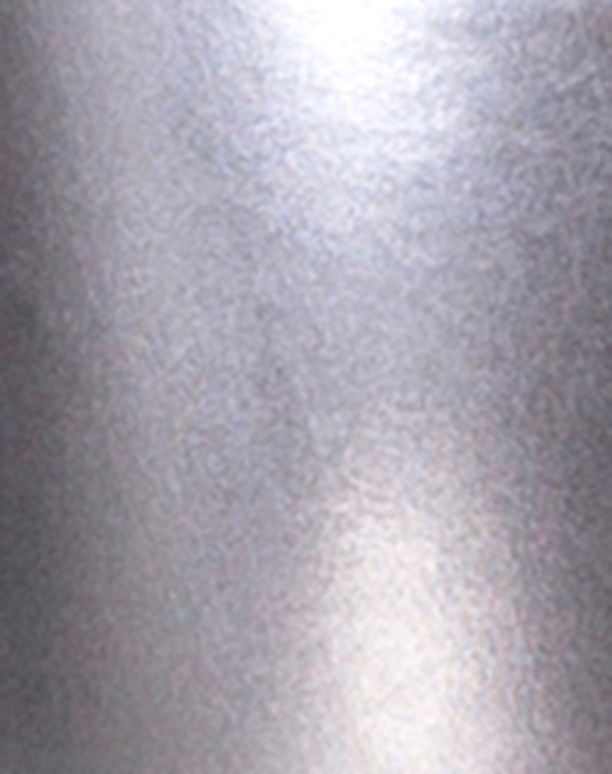 Image of Bike Short in Metallic Silver