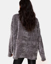 Image of Dad Jumper in Chenille Grey