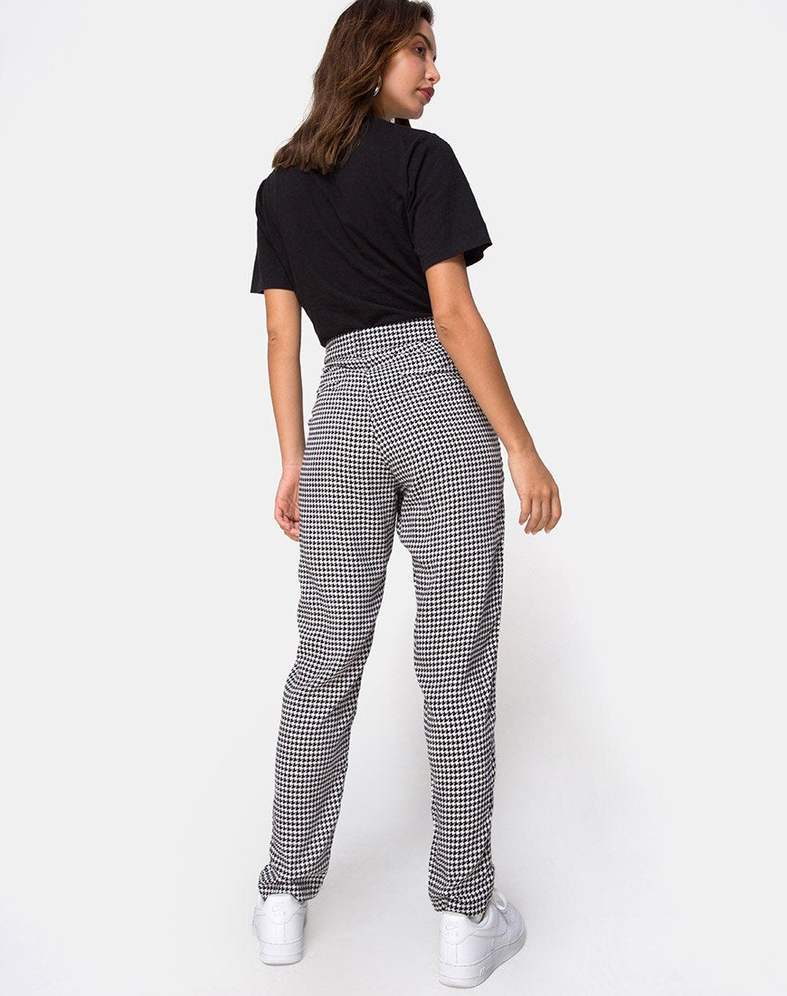 Image of Dastan Trousers in Small Dogtooth