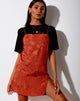 Image of Datista Slip Dress in Satin Rose Copper
