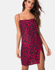 Image of Datista Dress in Oversize Jaguar Red