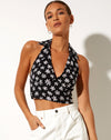 Image of Datri Crop Top in 90s Daisy