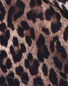 Image of Lara Crop Top in Velvet Brown Leopard