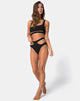 Image of Drelins Bikini Bottoms in Black Rib