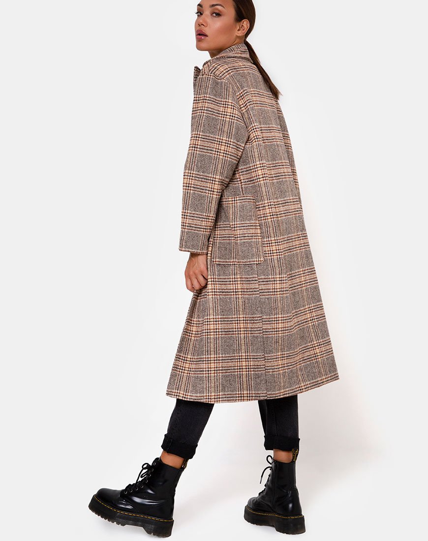 Image of Duster Coat in Winston Check