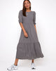Image of Ellery Maxi Dress in Check it Out Black