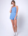 Image of Elusi Playsuit In Daisy Stamp Blue Sky