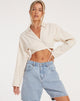 image of Elyse Crop Top in Ecru