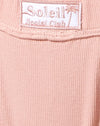 Rib Pink Soleil Label Embro