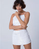 Image of Ewi Skirt in Fishcale Sequin White Matte