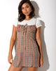 Image of Famala Slip Dress in Country Check