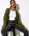 Image of Fia Cardigan in Black and Green