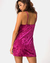 Image of Furia Slip Dress in Burgundy Crush