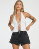 image of Gastra Crop Top in White