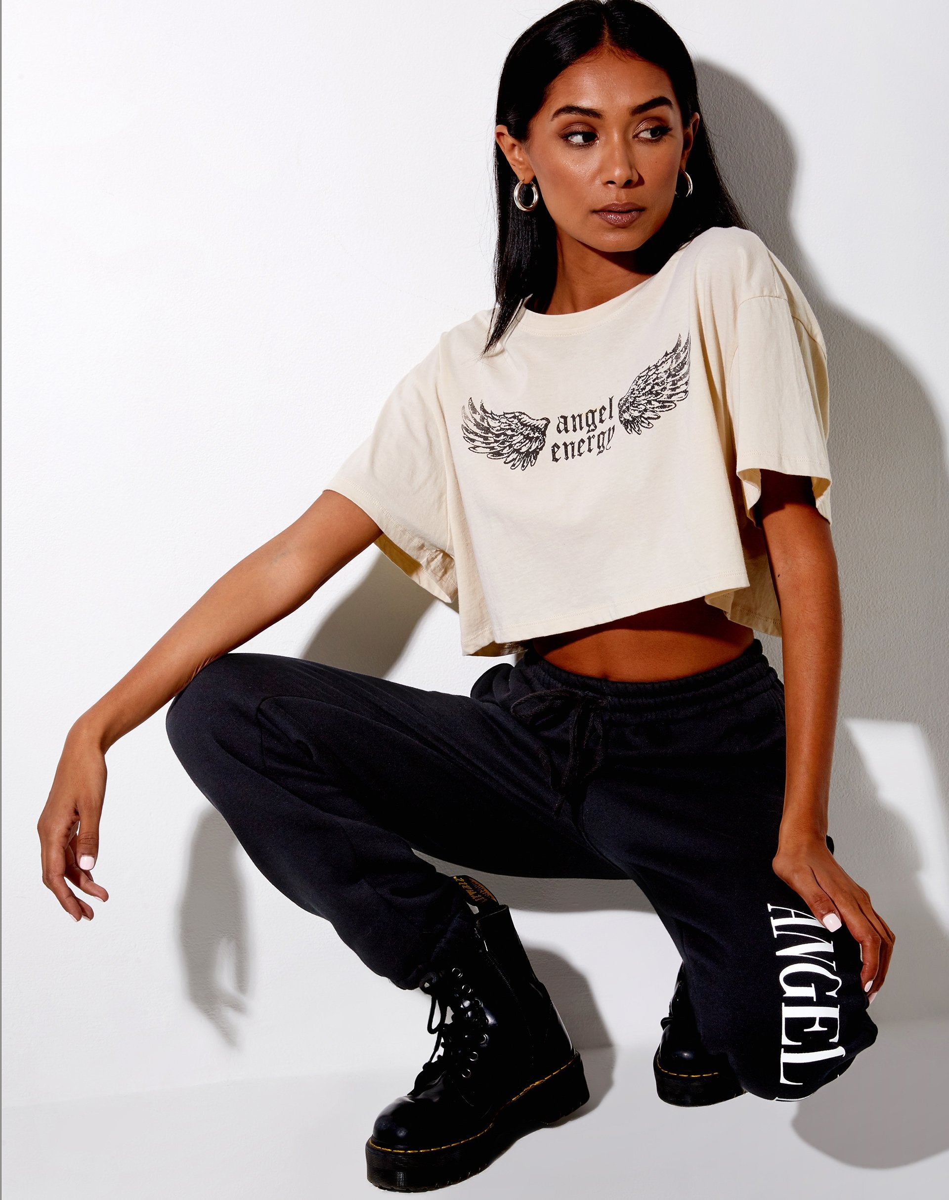 Angel best sale cropped tee